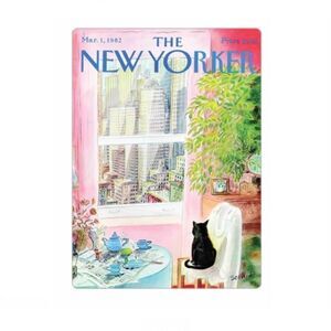 1982 New Yorker Magazine 🐈‍⬛ Magnet